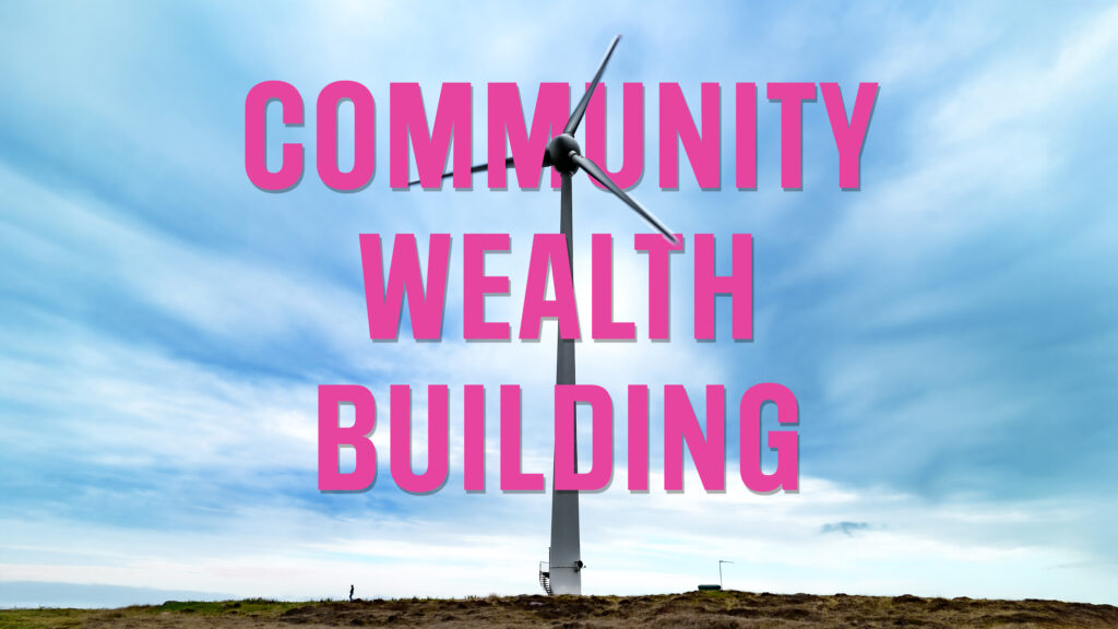 On Tiree, a community-owned wind turbine has powered a decade of local investment, funding essential infrastructure and services. As Scotland debates how to embed Community Wealth Building in law, the island offers a glimpse of what that future could look like.
By Lucas Batt & Rhiannon Davies, Greater Community Media