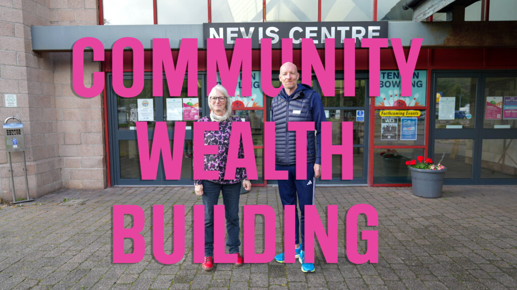 The Nevis Centre is Fort William’s village hall and economic engine under one roof. Run by a community charity, it uses commercial revenue from hosting big events to fund community activities and spaces, and is a powerful example of Community Wealth Building in action.
By Lucas Batt & Rhiannon Davies, Greater Community Media
Additional footage: Nevis Centre / Linnhe Leisure